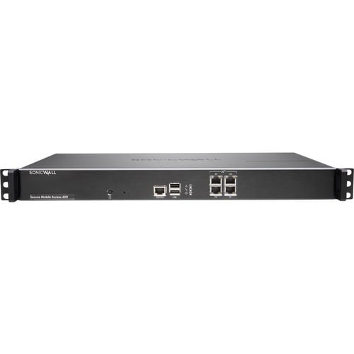 SonicWALL SMA 400 100 UTILISATEURS SIMULTANÉS SUPPLÉMENTAIRES - 4 ports - 10/100/1000Base-T -