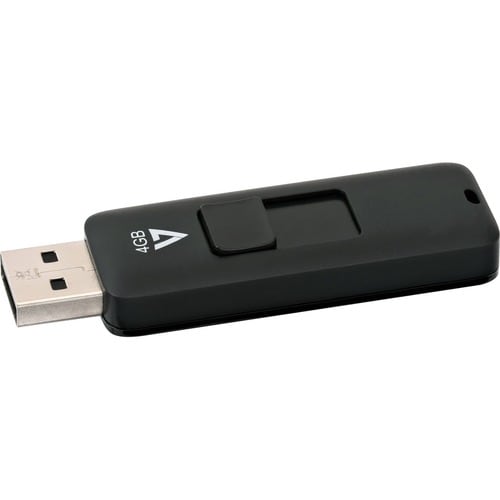 Clé USB 2.0 4 Go, connecteur rétractable noir, RTL