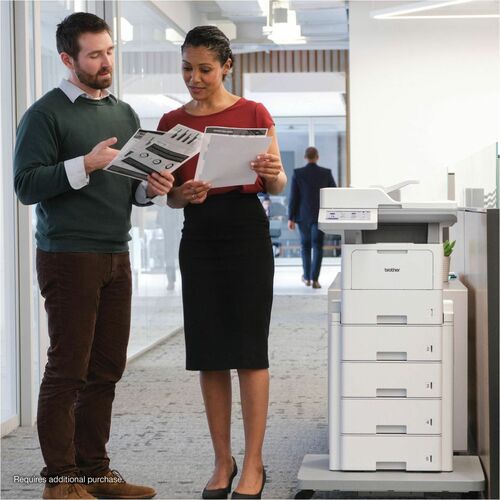 Bac tour optionnel Brother avec stabilisateur, capacité de 520 feuilles x 4 bacs - 520 S