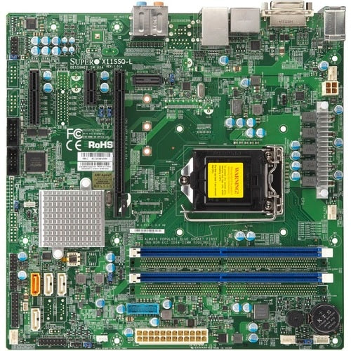 Placa base de escritorio Supermicro X11SSQ-L - Chipset Intel H110 - Zócalo