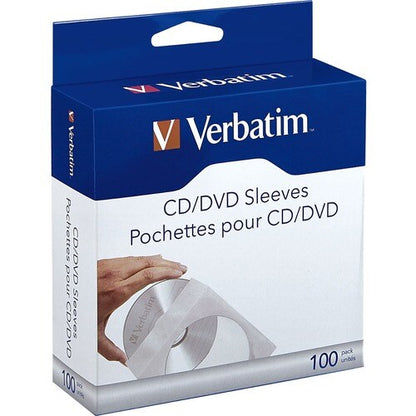 Pochettes en papier pour CD/DVD - Avec fenêtre transparente, paquet de 100, multicolore, 10