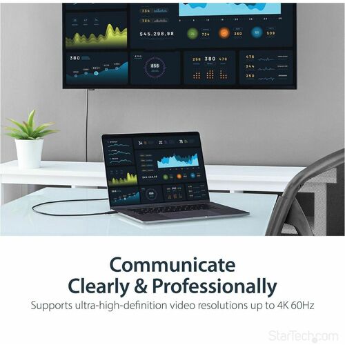 Câble USB-C vers DisplayPort 1.2 StarTech.com 4K 60 Hz (1 m)