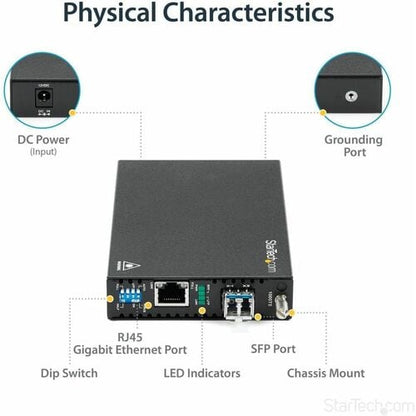 StarTech.com Gigabit Ethernet de cobre a