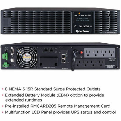Sistemas UPS CyberPower OL1500RTXL2UN Aplicación inteligente en línea - C