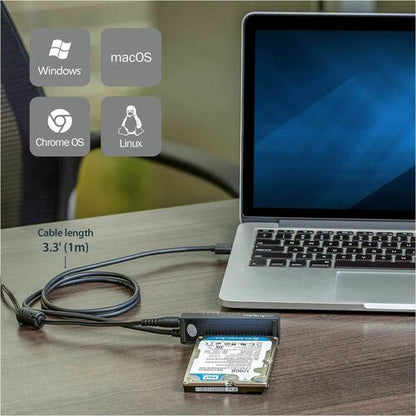 Cable SATA a USB de StarTech.com - USB 3.1 10 Gbps - SATA SSD de 2.5/3.5"