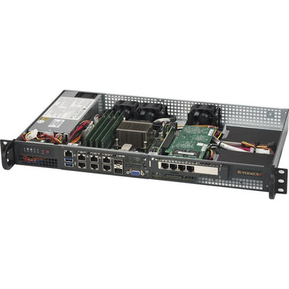 Servidor montable en rack 1U Supermicro SuperServer 5018D-FN8T - 1 procesador Xeon D