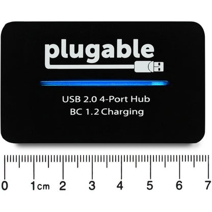 Hub USB 2.0 haute vitesse 4 ports Plugable avec adaptateur secteur 12,5 W. - USB 2.0 Type A