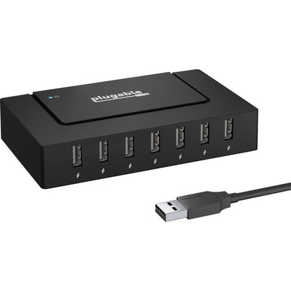 Hub de charge haute vitesse 7 ports USB 2.0 Plugable avec adaptateur secteur 60 W. - USB 2.0 Type A