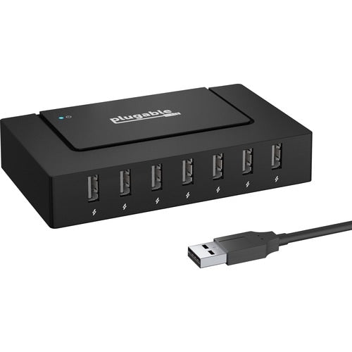 Hub de charge haute vitesse 7 ports USB 2.0 Plugable avec adaptateur secteur 60 W. - USB 2.0 Type A