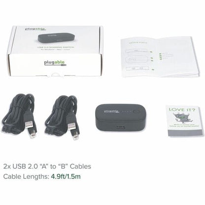 Commutateur de partage USB 2.0 enfichable - USB - Externe