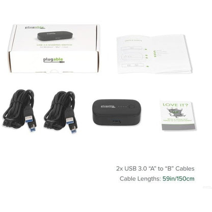 PLUGABLE USB3-SWITCH2 USB 3.0 SHARING SWITCH