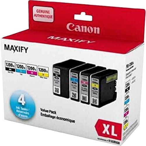 Cartouche d'encre jet d'encre d'origine Canon PGI-1200XL CMJN - Cyan,