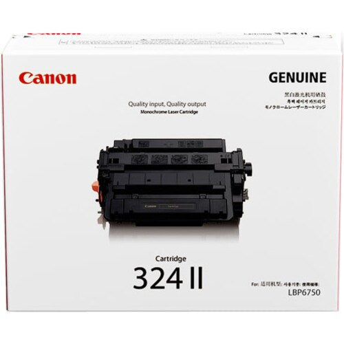 Cartucho de tóner láser original Canon CRG-324ii (paquete negro)