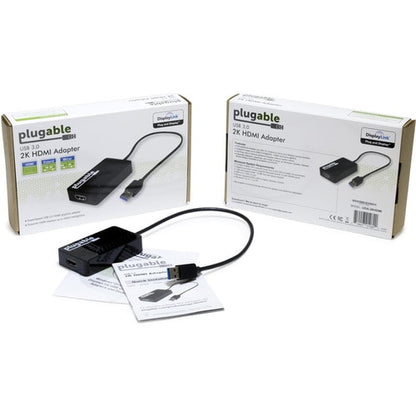Adaptador de gráficos de video USB 3.0 a HDMI enchufable con audio para múltiples monitores