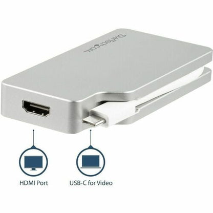 Adaptador de vídeo multipuerto USB C 4K/1080p de StarTech.com