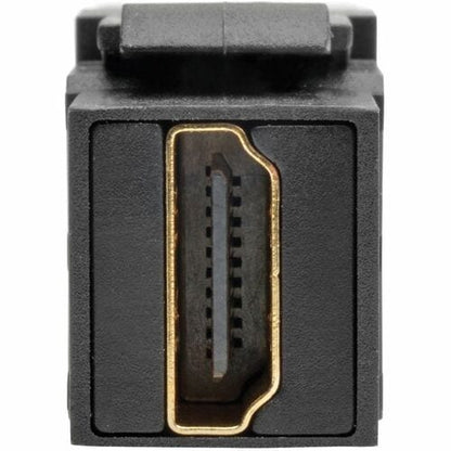 Tripp Lite HDMI Coupler Keystone Panel Mount Angled F/F Black
