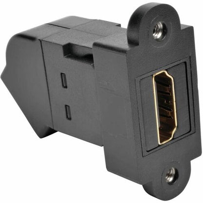 Tripp Lite HDMI Coupler Keystone Panel Mount Angled F/F Black