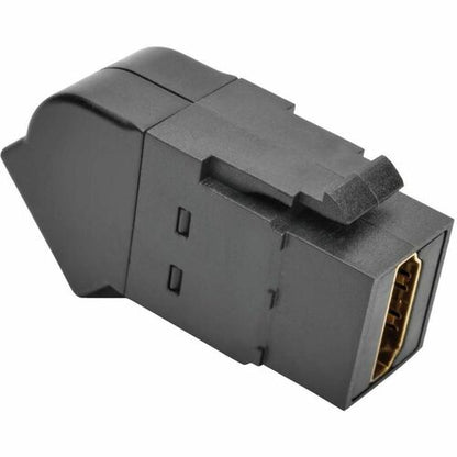 Tripp Lite HDMI Coupler Keystone Panel Mount Angled F/F Black