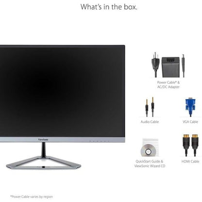 Écran Viewsonic 22 pouces, dalle IPS, résolution 1920 x 1080 - 21,5 pouces visibles - en