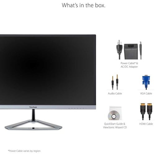 Écran Viewsonic 27 pouces, dalle IPS, résolution 1920 x 1080 - 27 pouces visible - en