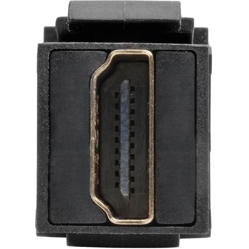 Tripp Lite 1ft HDMI Coupler Keystone Panel Mount Angled F/F Black 1'