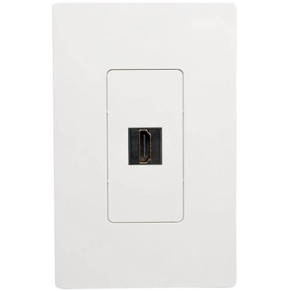 Tripp Lite 1ft HDMI Coupler Keystone Panel Mount Angled F/F Black 1'