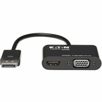 Tripp Lite DisplayPort to HDMI VGA Adapter Converter 4K x 2K DP to HDMI VGA DPort 1.2