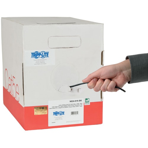 Cable sólido a granel Cat5e de 350 MHz de Tripp Lite de Eaton