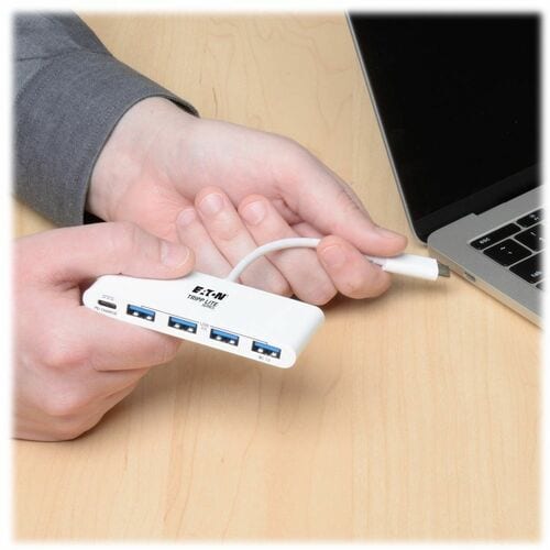 Tripp Lite by Eaton 4-Port USB 3.1 Gen 1 Portable Hub, USB-C to (x4) USB