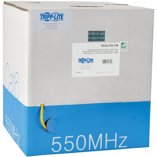 Cable de PVC de núcleo sólido Gigabit Cat6 de Tripp Lite by Eaton