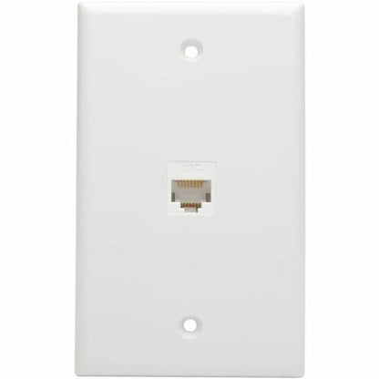 WHT CAT6A UTP 90D SNAP-IN CPLR