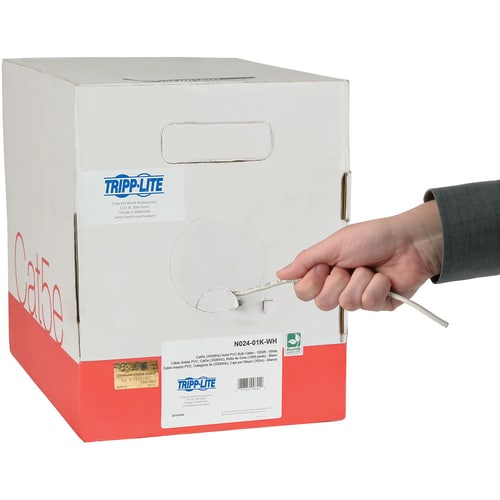 Cable sólido a granel Cat5e de 350 MHz de Tripp Lite de Eaton