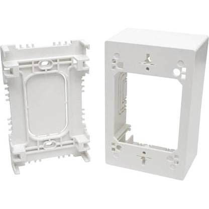Caja de conexiones de montaje en superficie de una unidad de Tripp Lite by Eaton, blanca - 1 unidad - Blanco - Acrílico