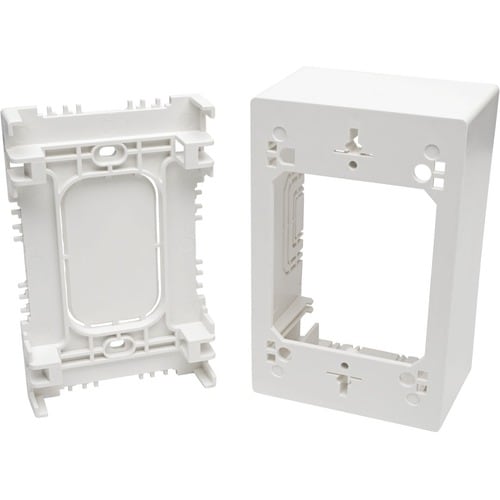 Caja de conexiones de montaje en superficie de una sola unidad de Tripp Lite by Eaton, blanca - 1 unidad - Blanco
