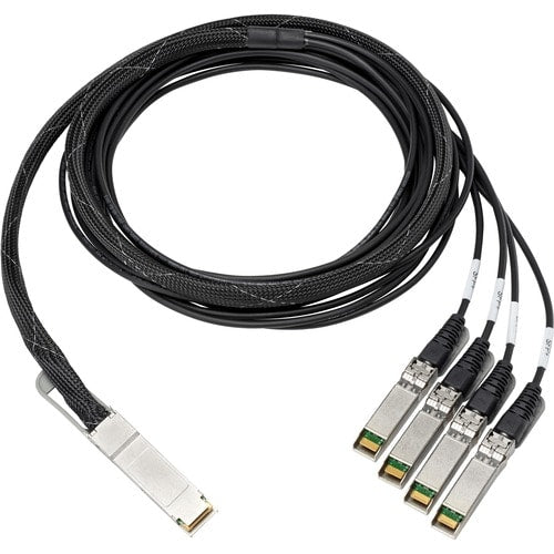 Cable de cobre de conexión directa HPE de 100 Gb QSFP28 a 4 x 25 Gb SFP28 de 3 m