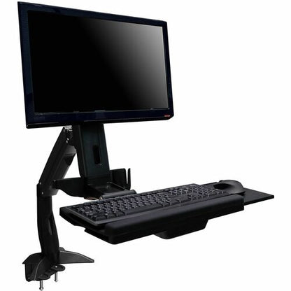 Poste de travail à bras unique avec pince Amer Mounts (Du