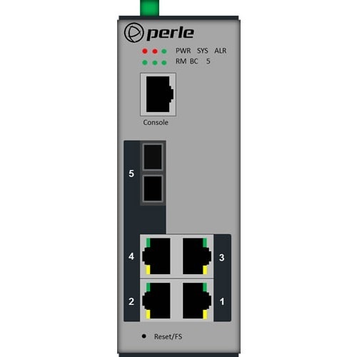 Commutateur géré IDS-305G-CMD2, 4 ports RJ45 GE, 1 port SC MM GE, 2 km