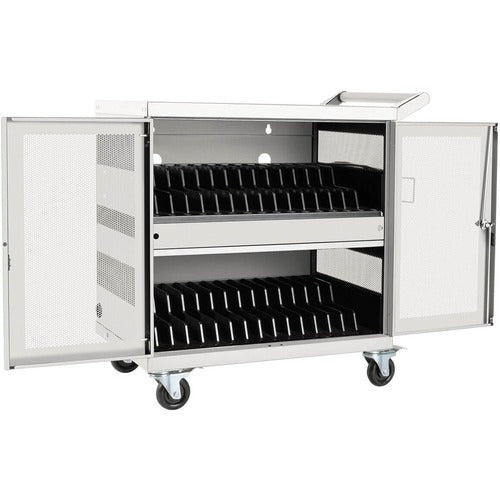 Tripp Lite by Eaton Tablet Charge and Sync Cart - 4 Casters - Metal -