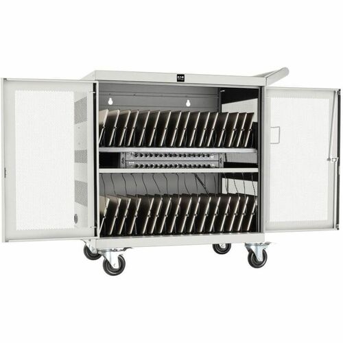 Tripp Lite by Eaton Tablet Charge and Sync Cart - 4 Casters - Metal -