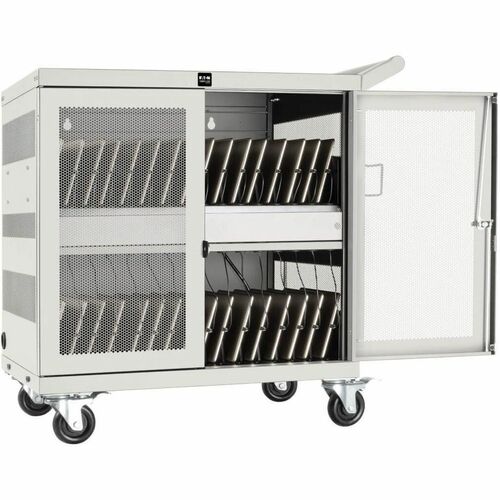 Tripp Lite by Eaton Tablet Charge and Sync Cart - 4 Casters - Metal -