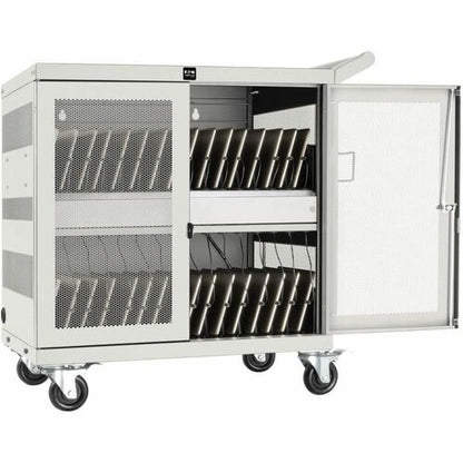 Tripp Lite by Eaton Tablet Charge and Sync Cart - 4 Casters - Metal -