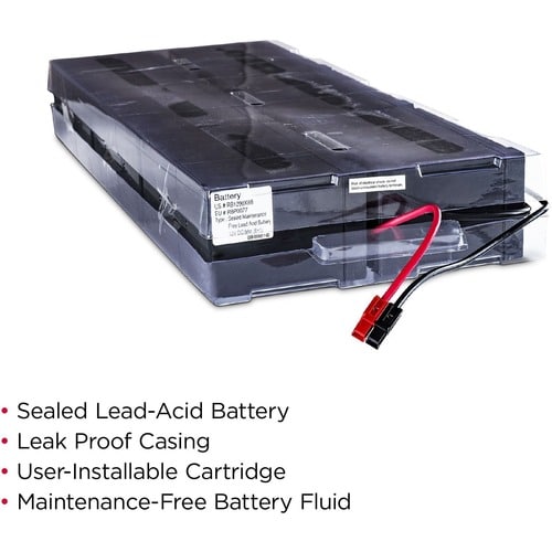 Cartouche de batterie de remplacement pour onduleur CyberPower CyberPower RB1290X6B pour