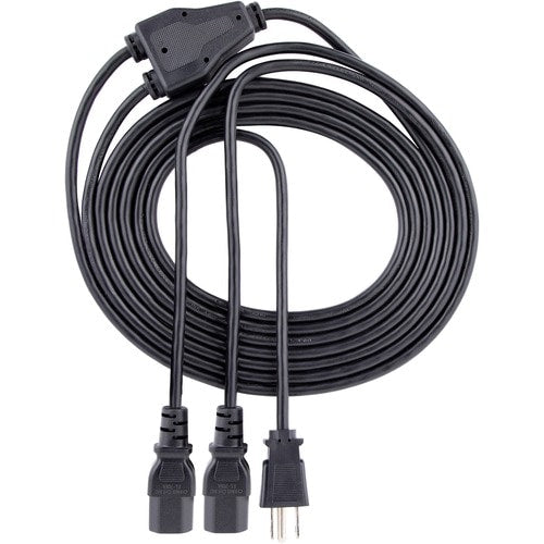 StarTech.com 10ft (3m) Computer Power Y Cord