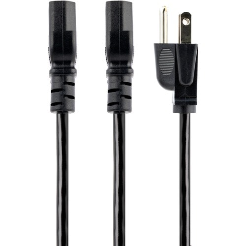 StarTech.com 10ft (3m) Computer Power Y Cord