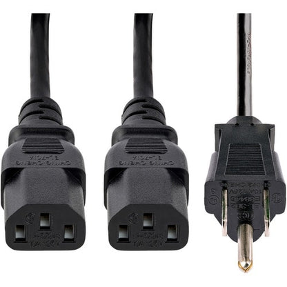 StarTech.com 10ft (3m) Computer Power Y Cord