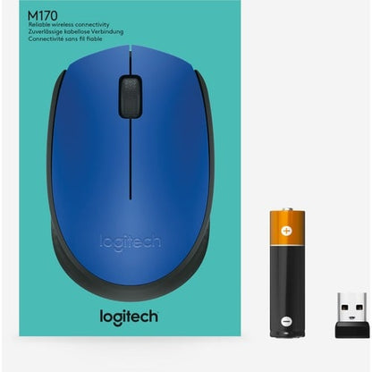 Logitech M170 Wireless Mouse - Optical - Wireless
