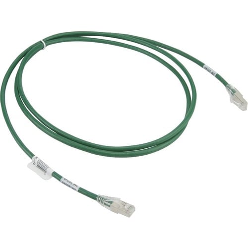 Cable Super Micro 10G RJ45 CAT6A de 2 m, color verde