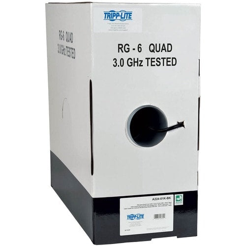 Tripp Lite series RG6/U Quad-Shield CMR-Rated Coaxial Cable