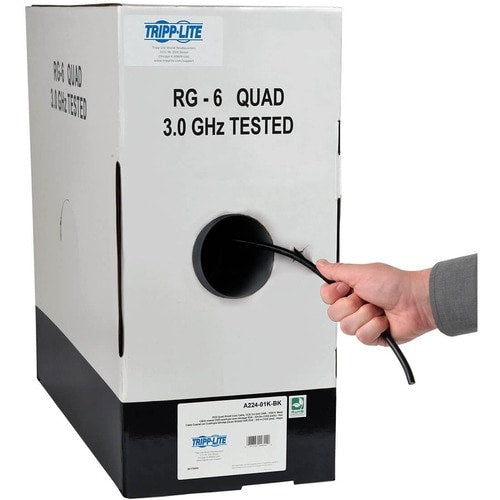 Tripp Lite series RG6/U Quad-Shield CMR-Rated Coaxial Cable