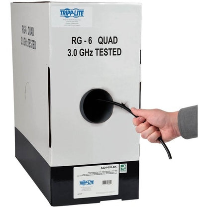 Tripp Lite series RG6/U Quad-Shield CMR-Rated Coaxial Cable